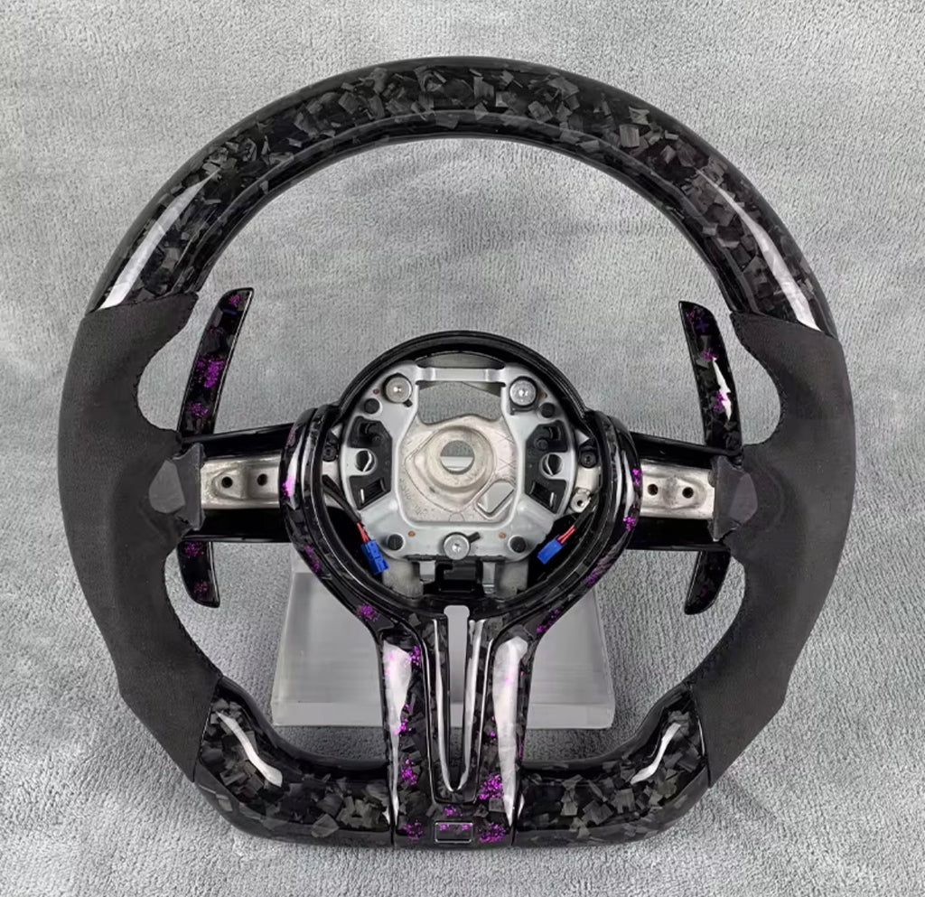 Custom BMW Carbon Fibre Steering Wheel