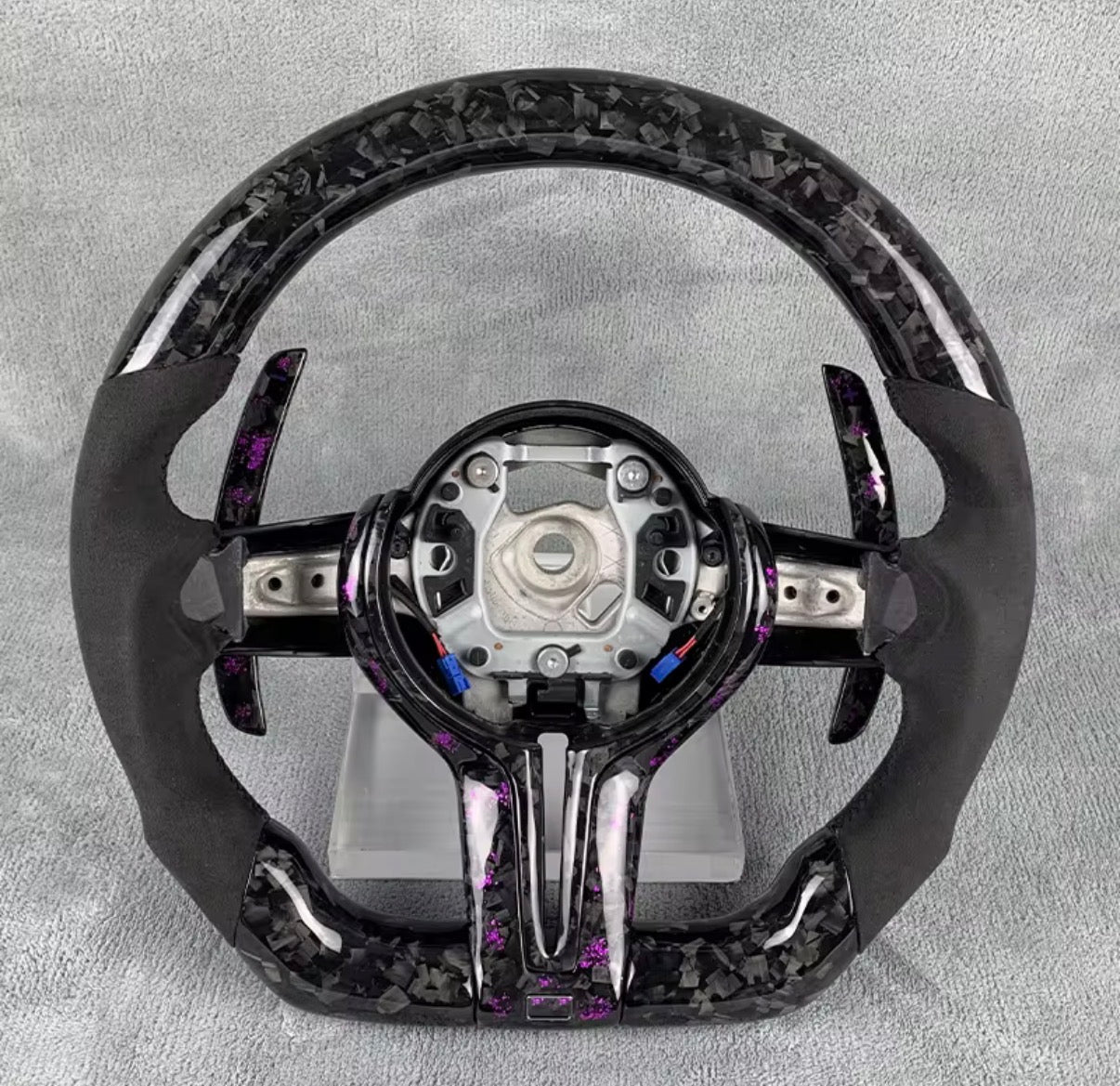 Custom BMW Carbon Fibre Steering Wheel