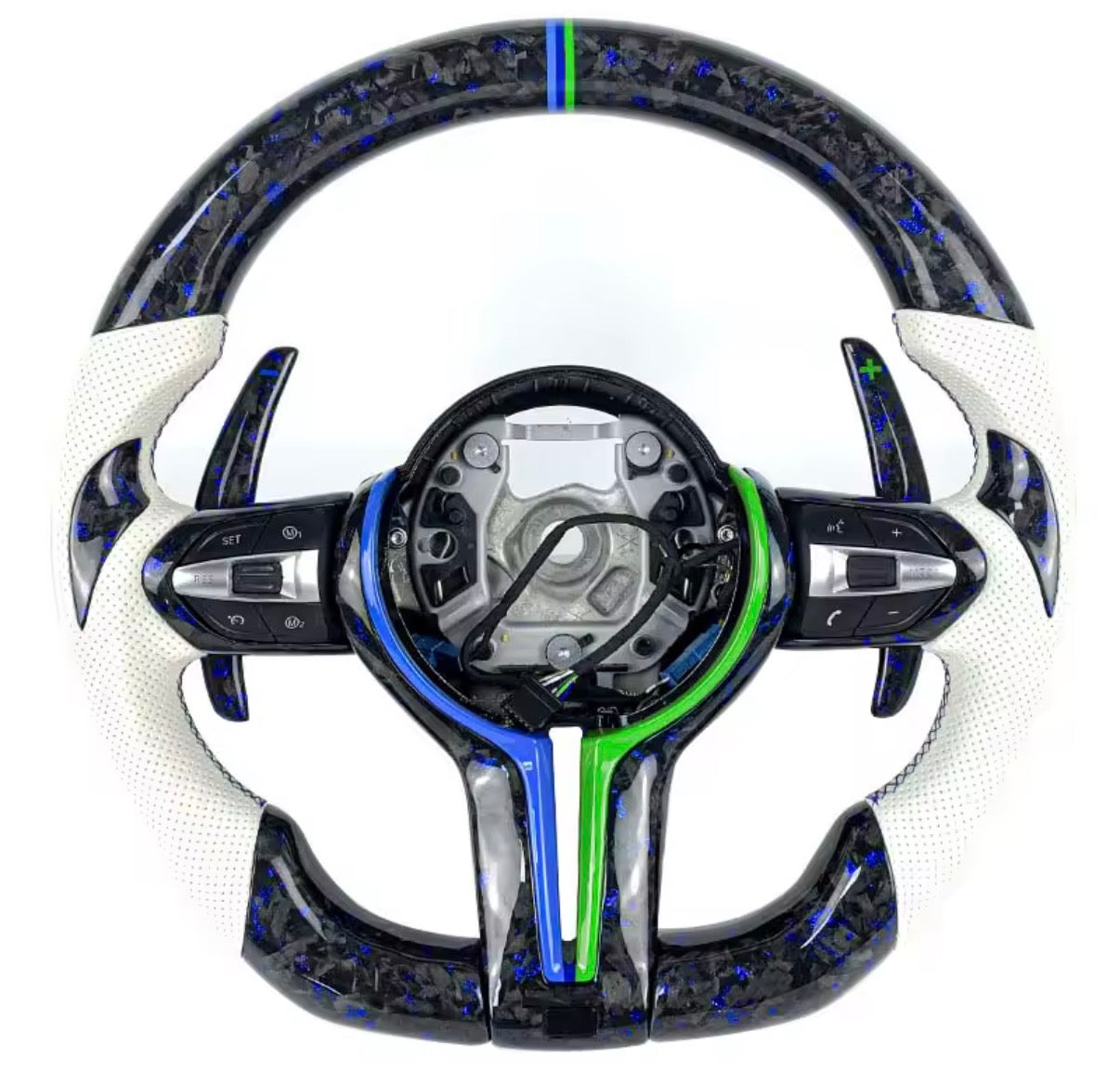 Custom BMW Carbon Fibre Steering Wheel