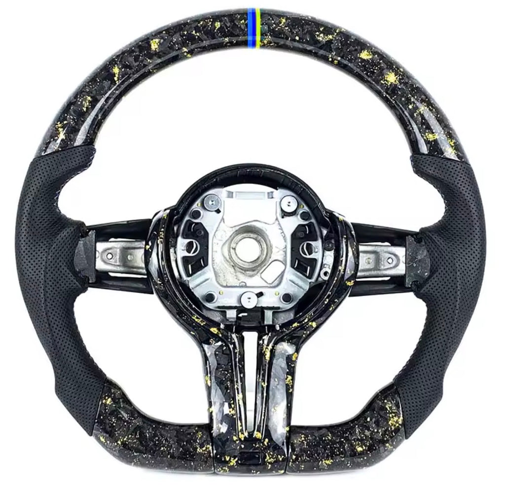 Custom BMW Carbon Fibre Steering Wheel