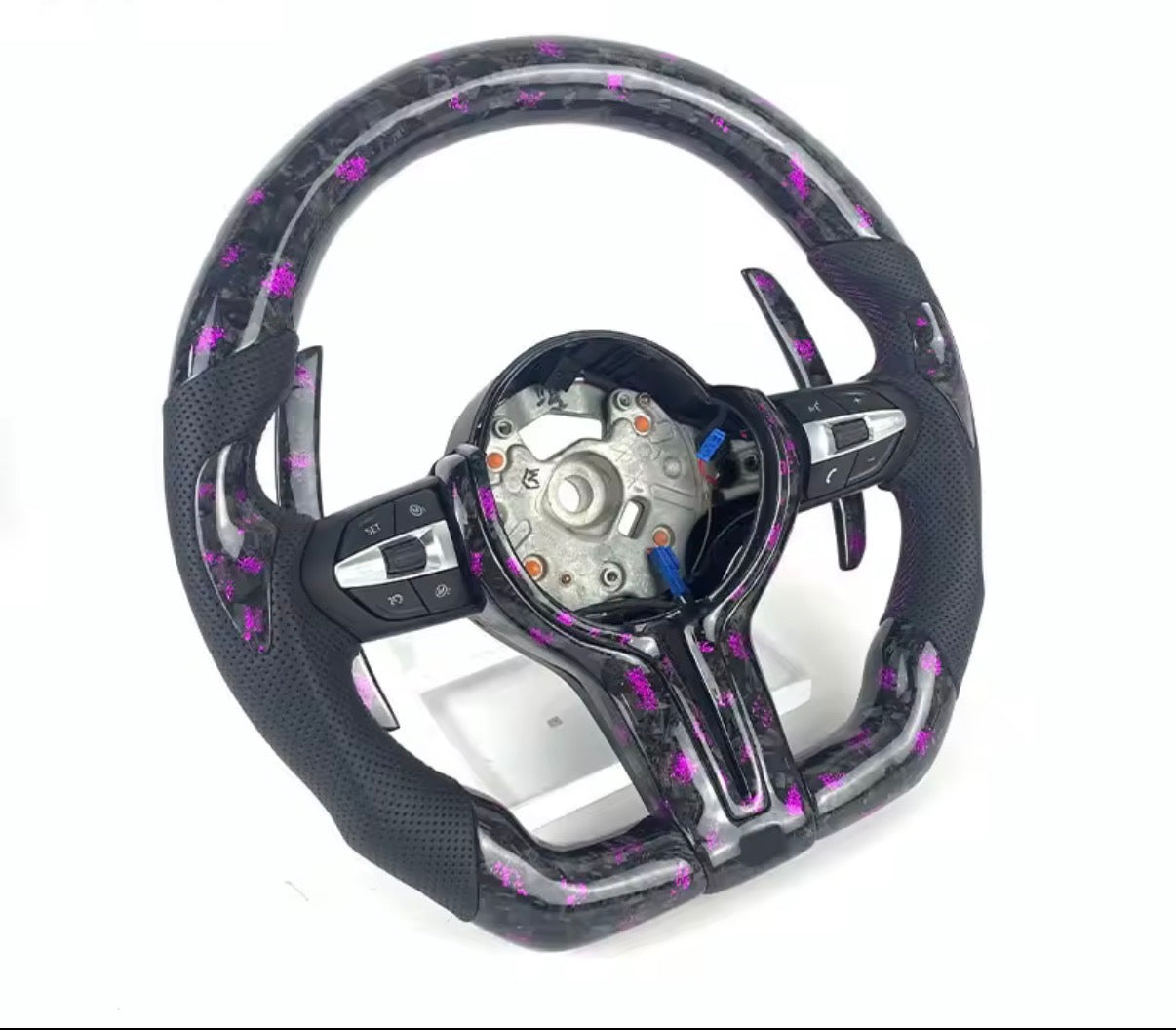 Custom BMW Carbon Fibre Steering Wheel
